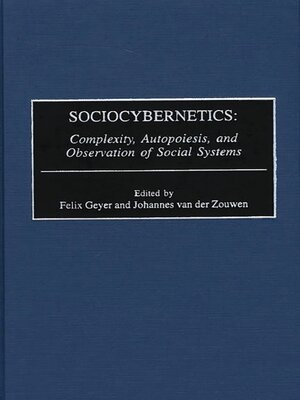 cover image of Sociocybernetics